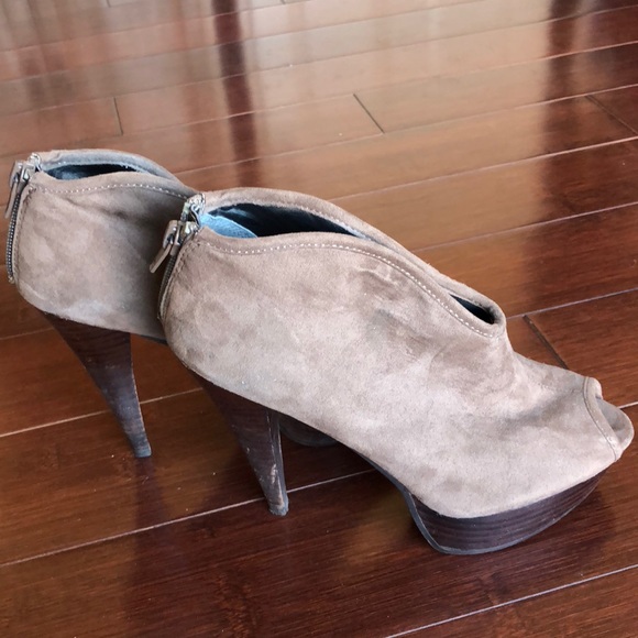 Carlos high heel peep toe booties - Picture 4 of 7